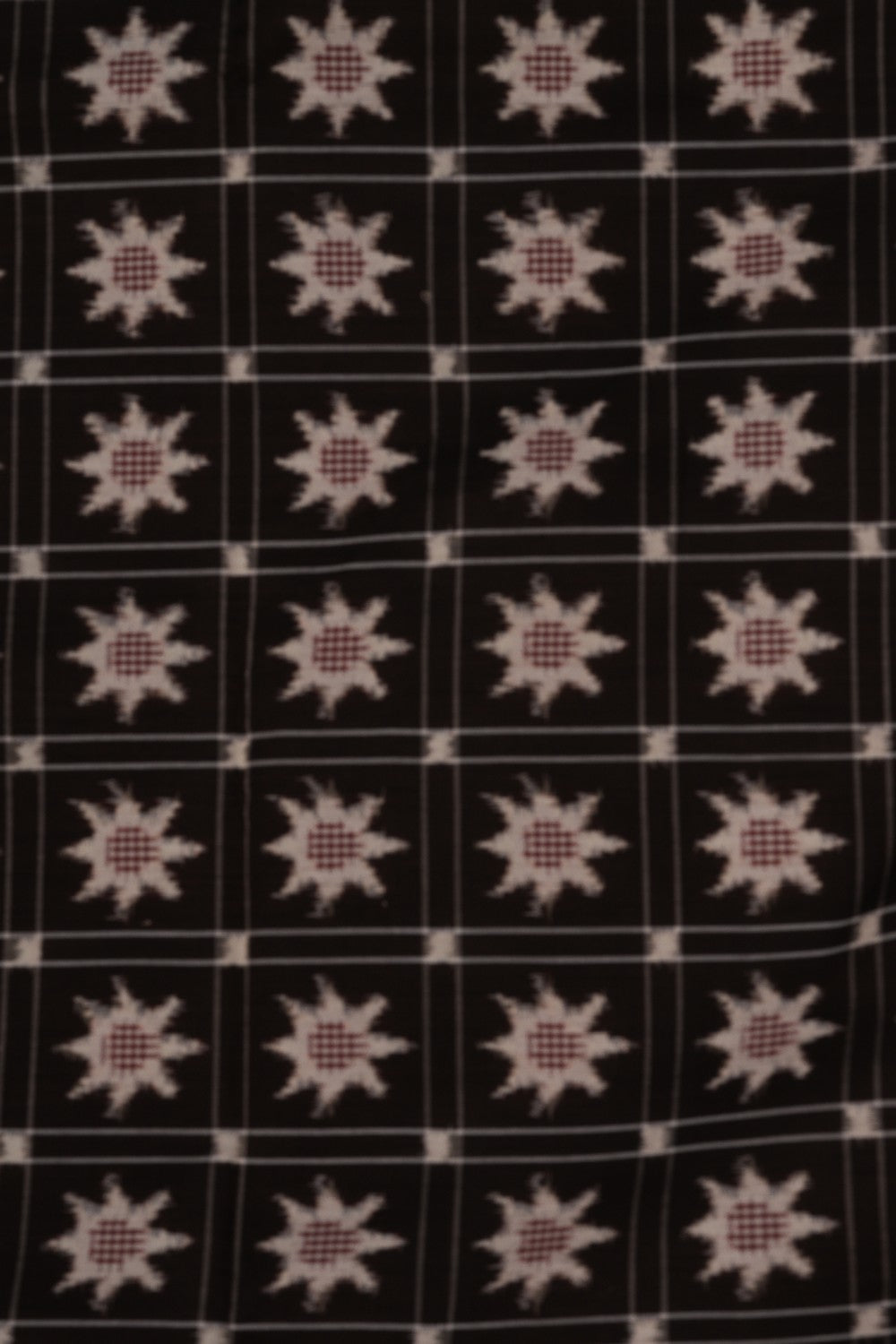 Pochampally Double Ikat Black Saree