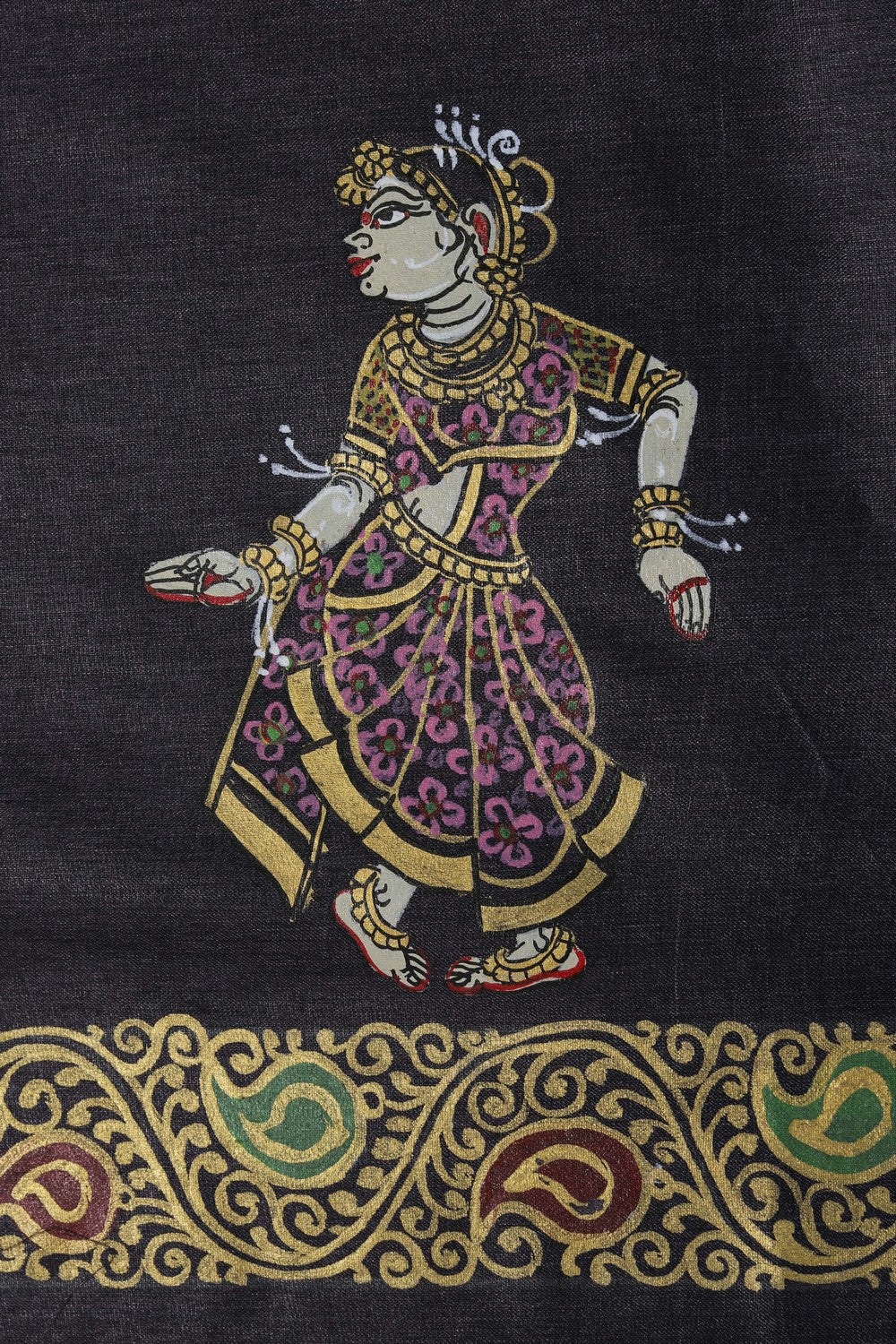 Image of Tussar Silk Patachitra Saree