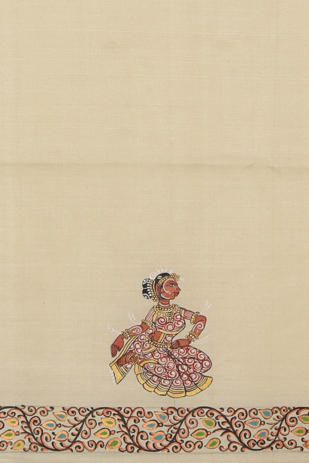 Image of Tussar Silk Patachitra Saree