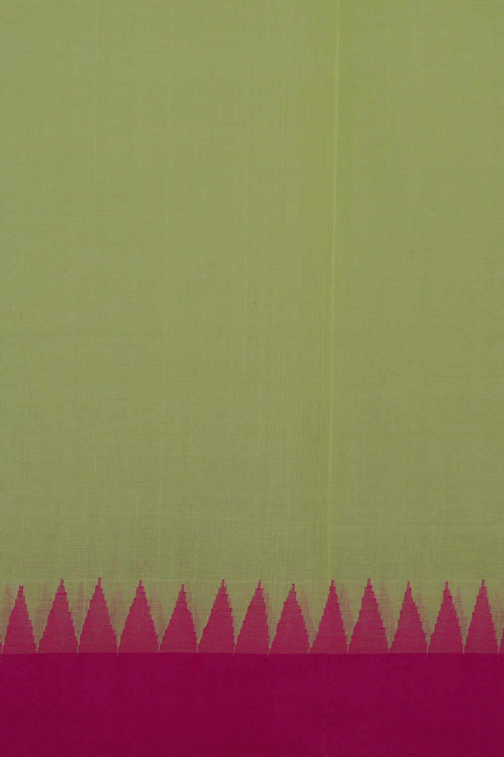Image of Ponduru Cotton Mint Green Saree