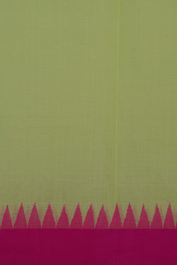 Image of Ponduru Cotton Mint Green Saree