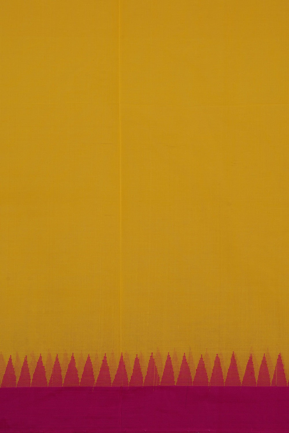 Ponduru Cotton Yellow Saree