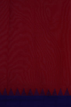 Image of Ponduru Cotton Red Saree