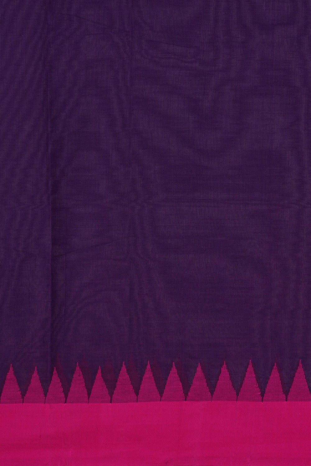 Image of Ponduru Cotton Purple Saree