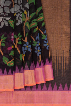Image of Ponduru Cotton Violet Saree
