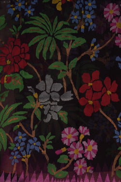 Image of Ponduru Cotton Violet Saree