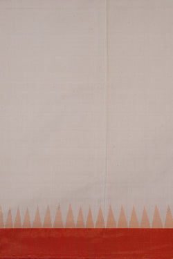 Image of Ponduru Cotton Off White Saree