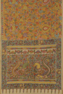 Image of Kalamkari Printed Saree