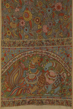 Image of Kalamkari Printed Saree