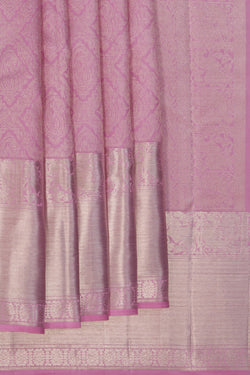 Image of Kanchipattu Brocade Pink Saree