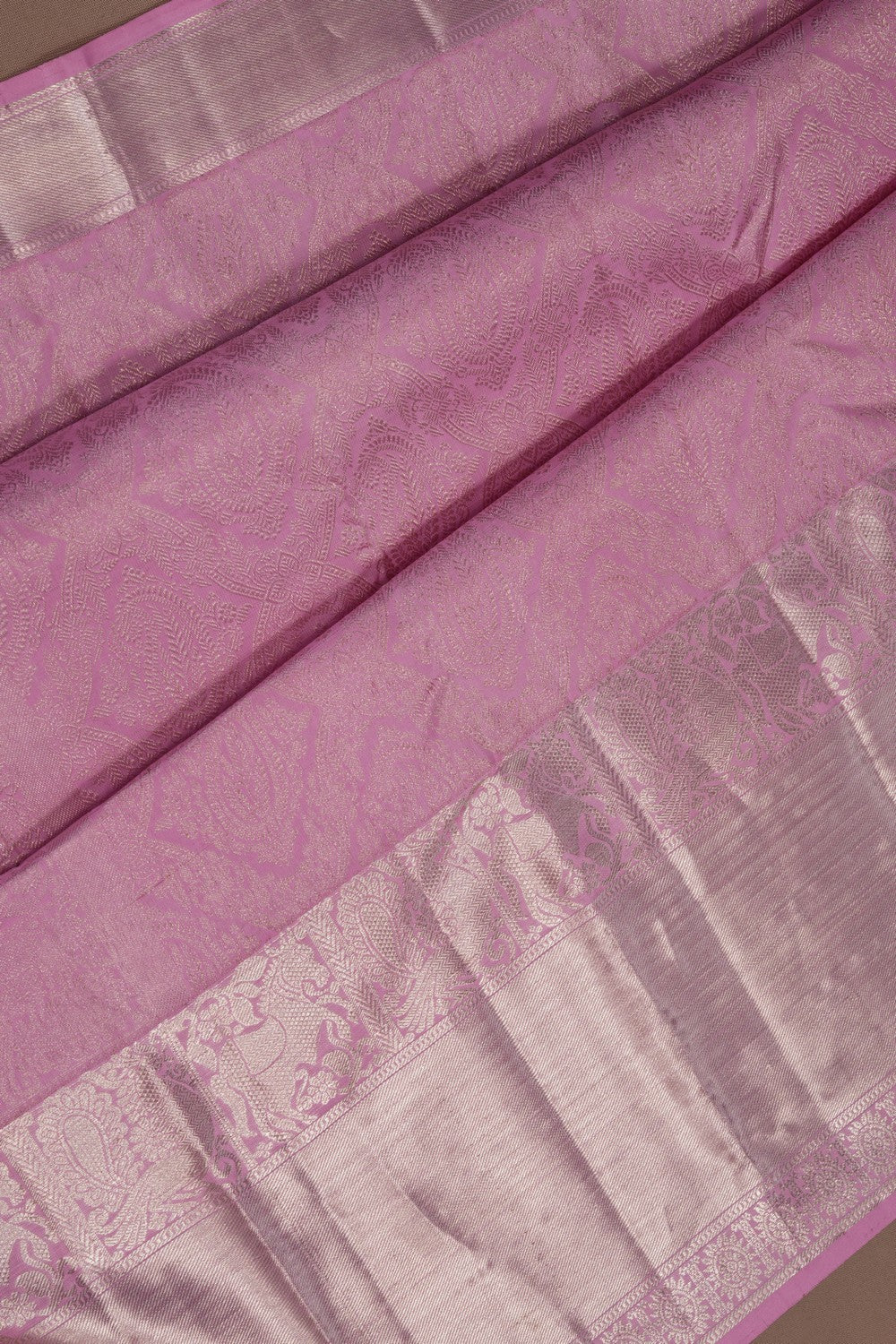 Kanchipattu Brocade Pink Saree