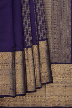 Image of Kanchipattu Purple Saree