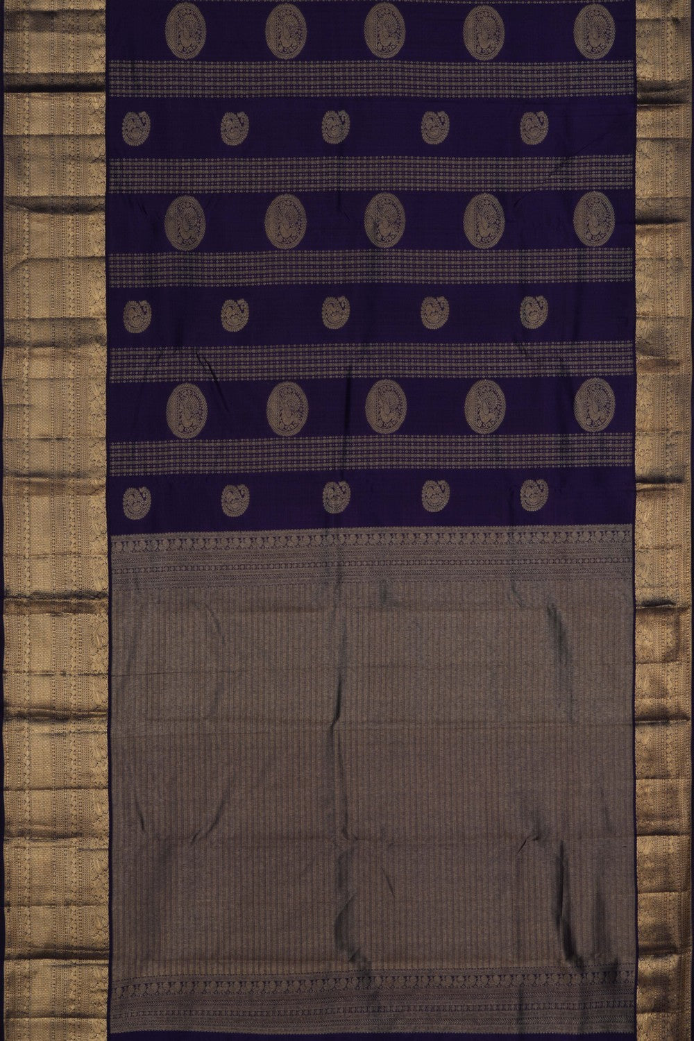 Kanchipattu Purple Saree