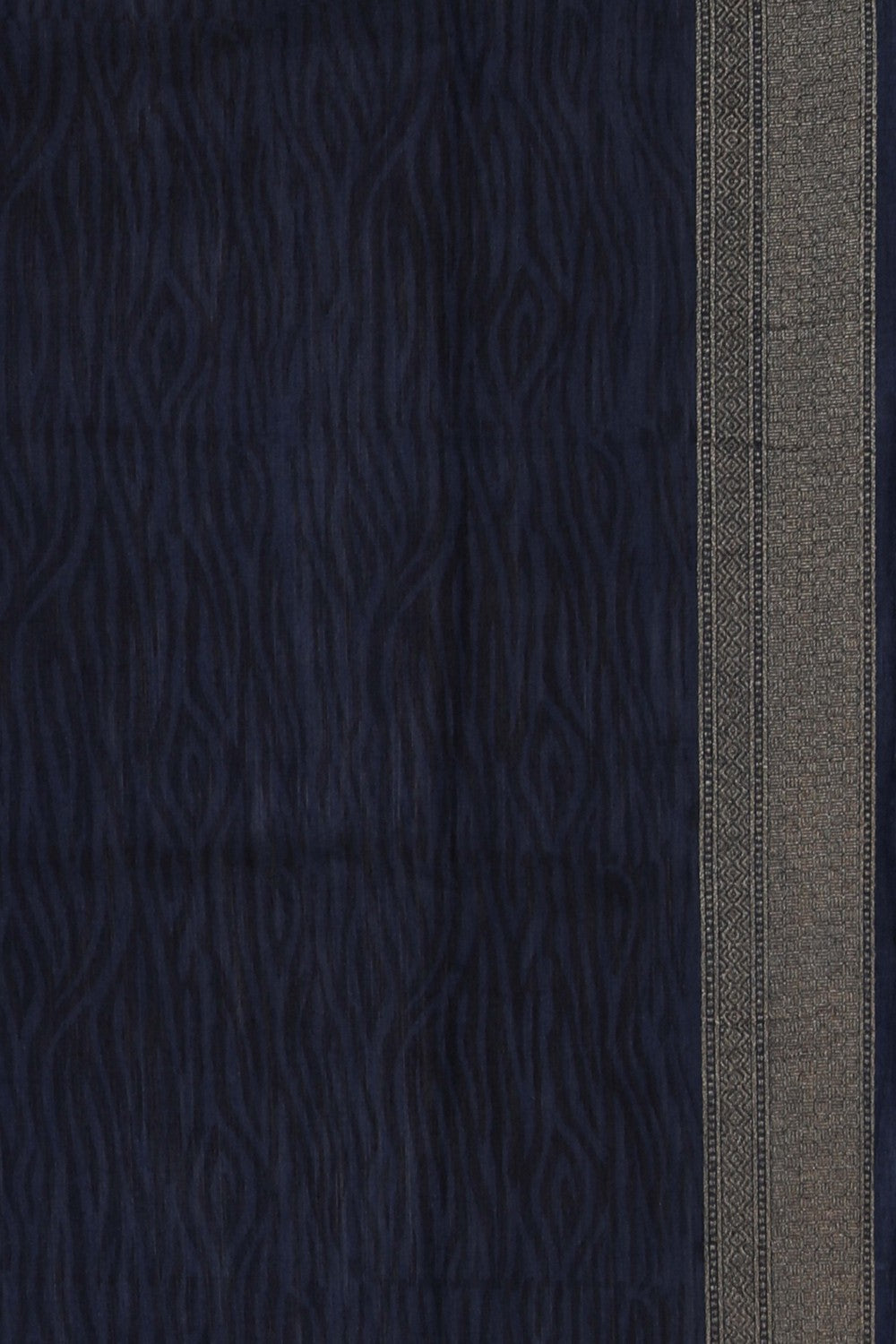 Image of Tussar Silk Off-White Saree