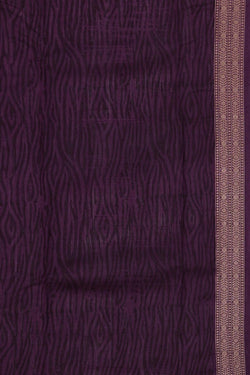 Image of Tussar Silk Off-White Saree