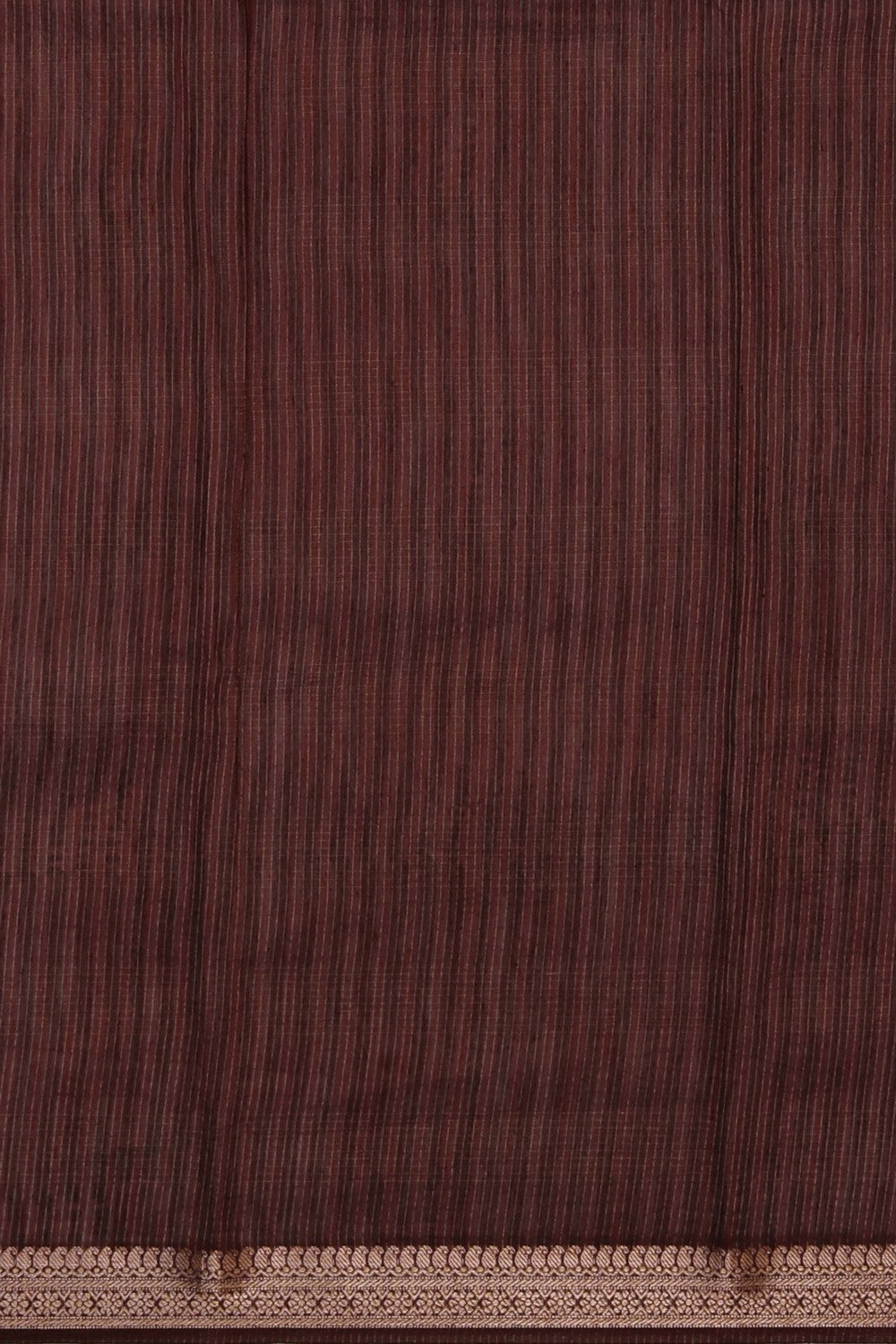 Stripe Print Tussar Silk Saree