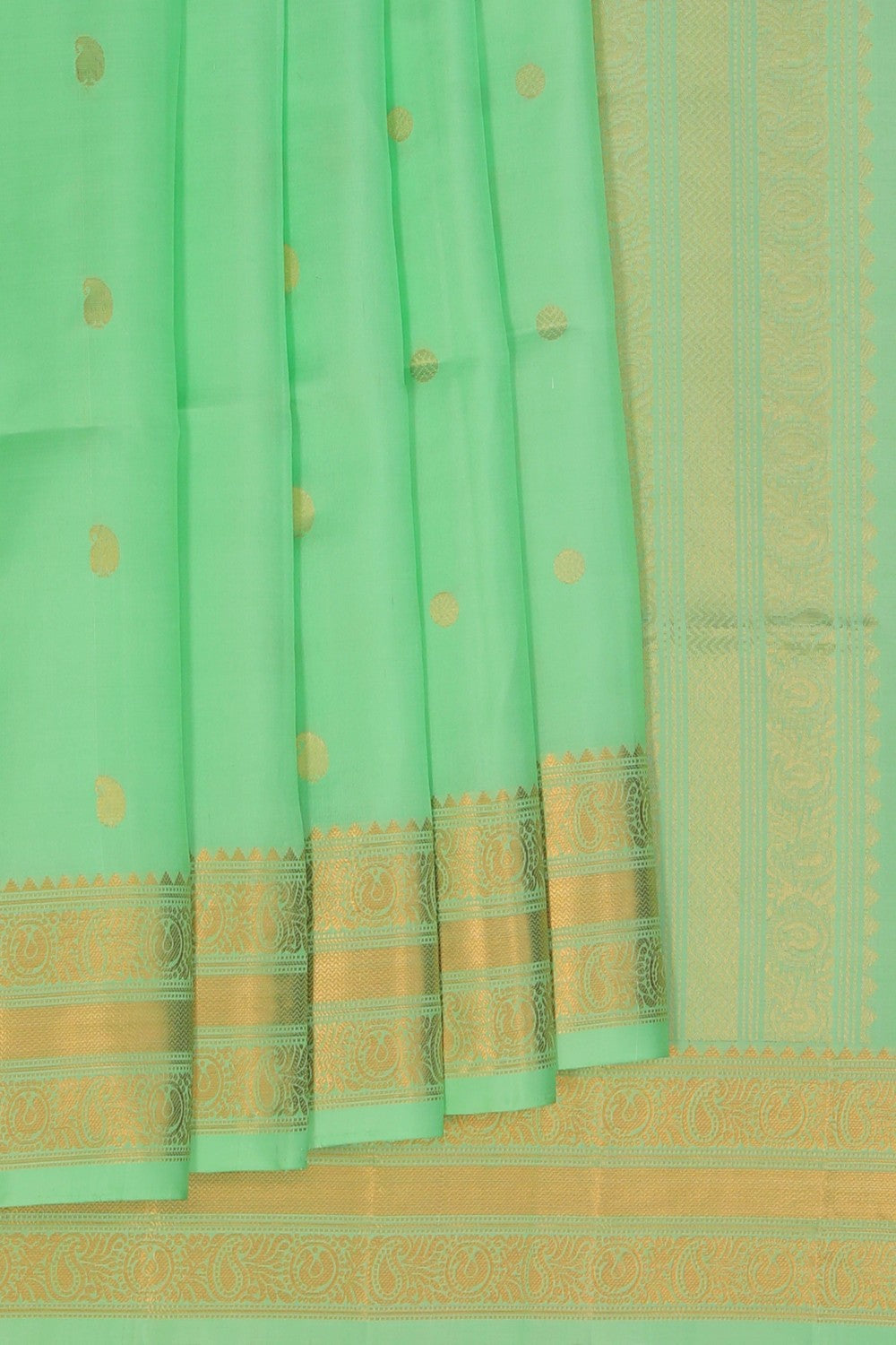 Image of South Silk Sea Green Saree