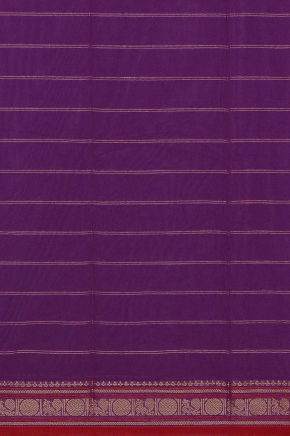 Kanchi Cotton Purple Saree