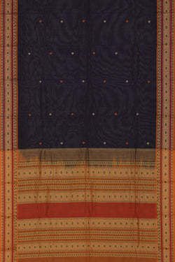 Image of Kanchi Cotton Purple Saree