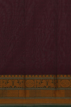 Image of Kanchi Cotton Purple Saree