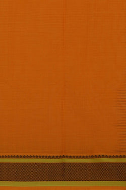 Image of Kanchi Cotton Kattam Yellow Saree
