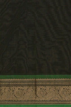 Image of Kanchi Cotton Green Saree