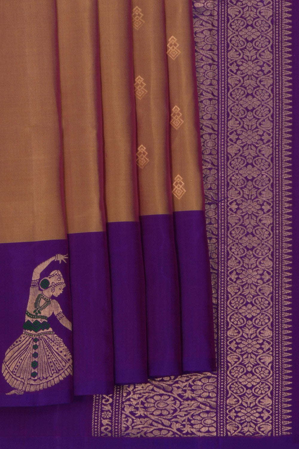 South Silk Green Saree