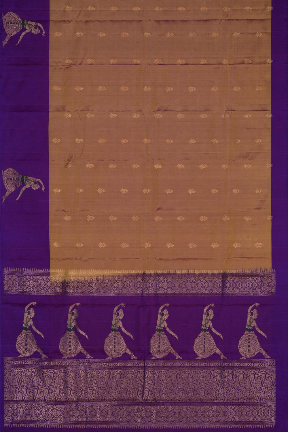 South Silk Green Saree