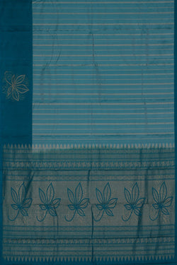 Image of South Silk Sky Blue Saree