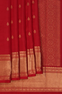 Image of South Silk Red Saree