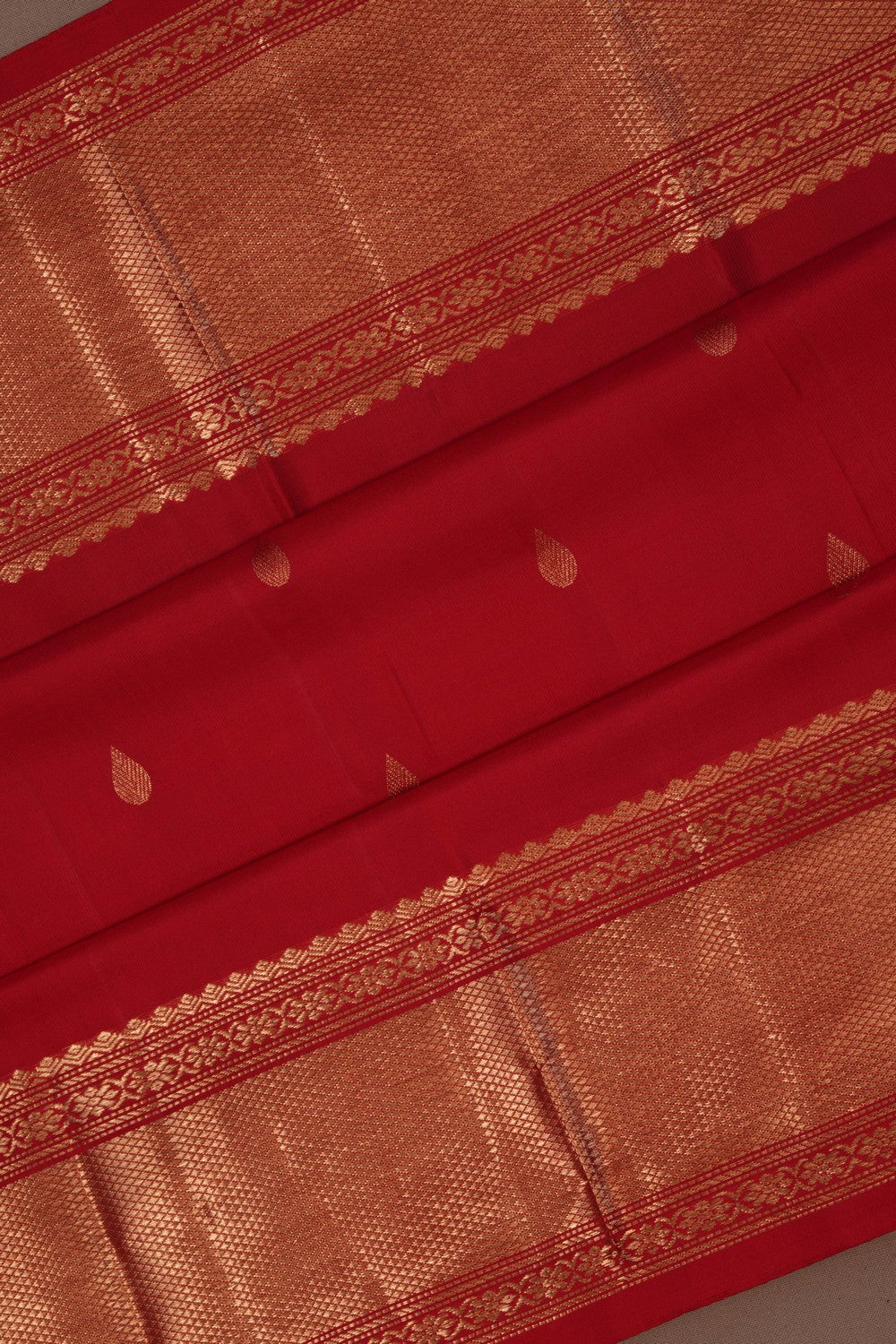 South Silk Red Saree