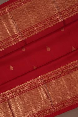 Image of South Silk Red Saree