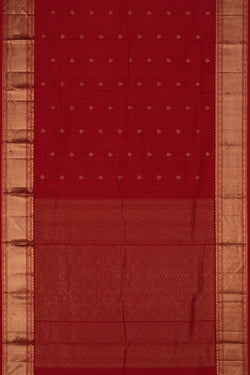 Image of South Silk Red Saree