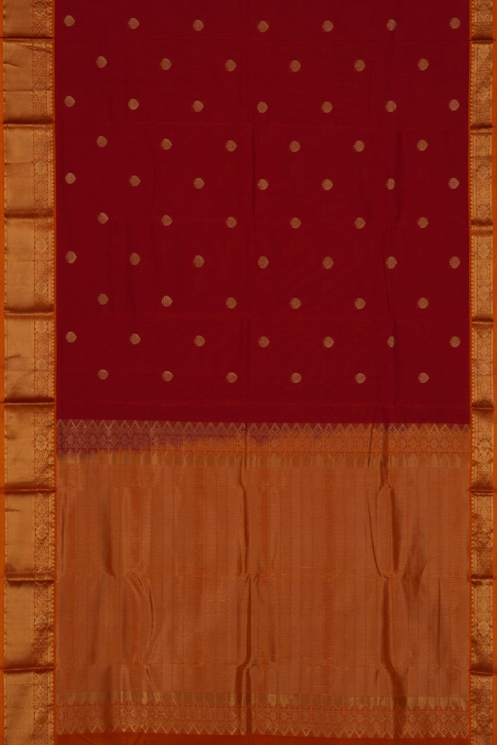 Image of South Silk Red Saree