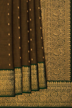 Image of South Cotton Silk Grey Saree