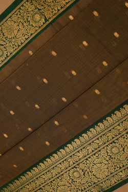 Image of South Cotton Silk Grey Saree