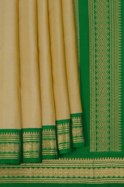 Image of Kanchipattu Beige Saree
