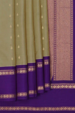 Image of Kanchipattu Beige Saree