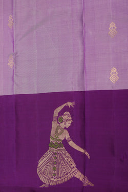 Image of Kanchipattu Purple Saree