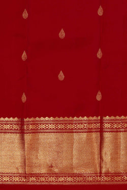 Image of Kanchipattu Red Saree