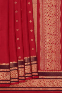 Image of Kanchipattu Red Saree