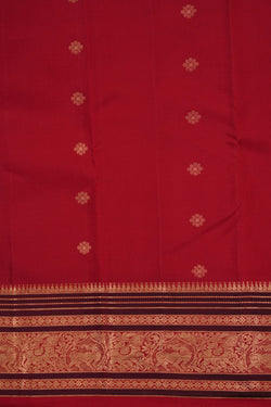 Image of Kanchipattu Red Saree