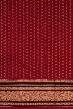 Image of Kanchipattu Red Saree