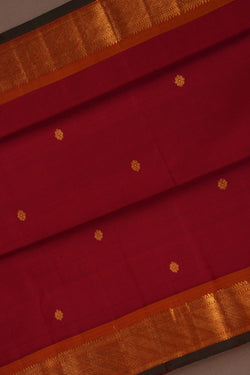 Image of Arani Silk Red Saree
