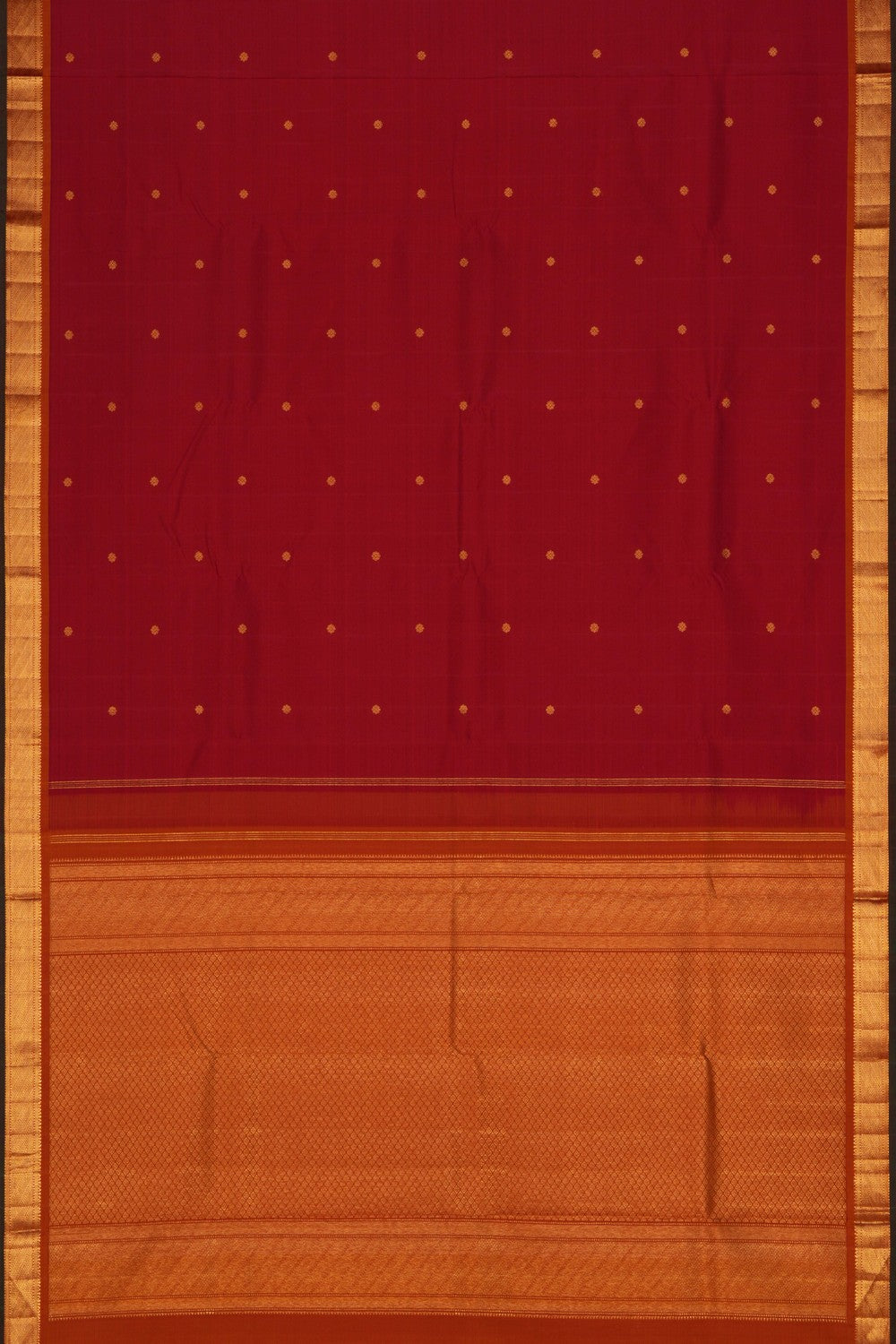 Image of Arani Silk Red Saree