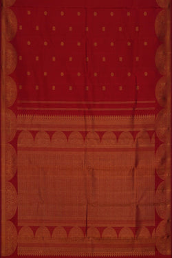 Image of Arani Silk Red Saree