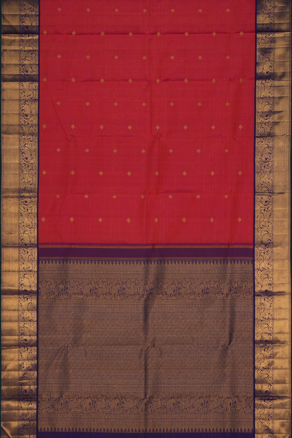 Image of Arani Silk Fuchsia Pink Saree