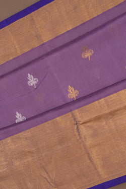 Image of Venkatagiri Silk Mauve Saree
