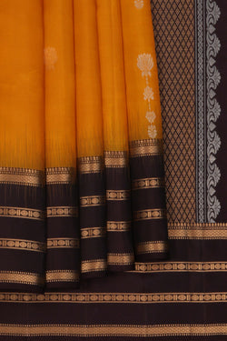 Image of South Silk Yellow Saree