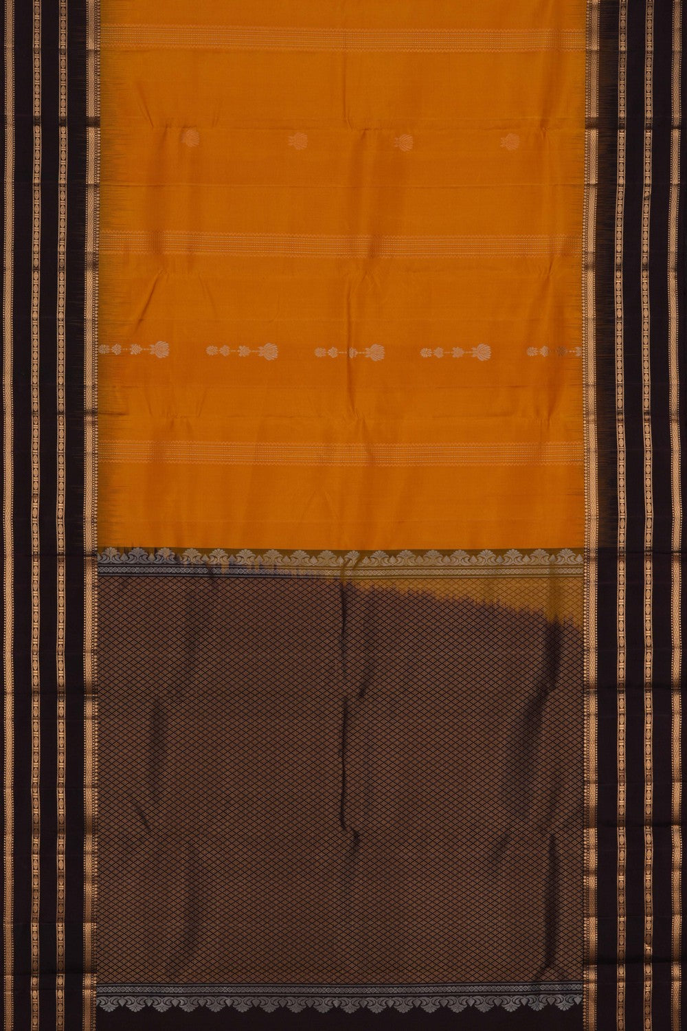 South Silk Yellow Saree